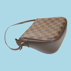 Louis Vuitton Purse Handbag Bag Vintage Leather Monogram Paris Fashion